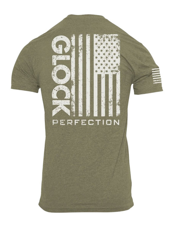 Glock Ap96402 Perfection Flag Tee 3xl Grn