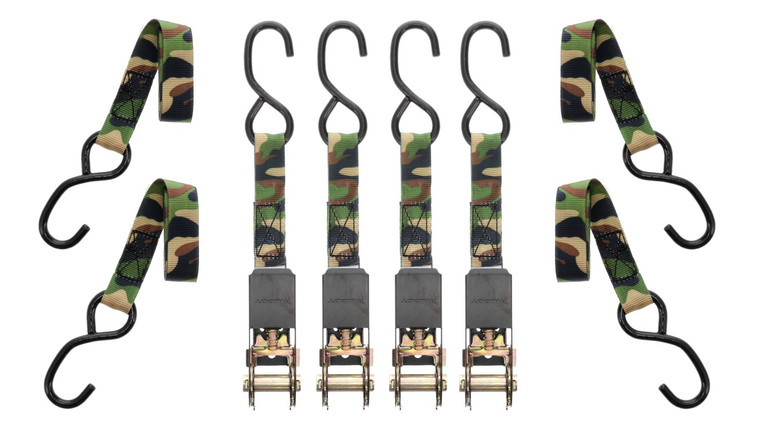 Walkers - Muddy Mudsdrs84pk 1x8 Std Duty Ratchet Strap