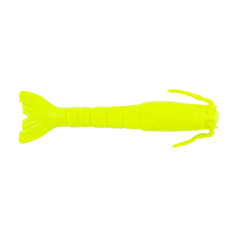 Berkley Gulp SW Shrimp, 3'' Chartreuse 6pk