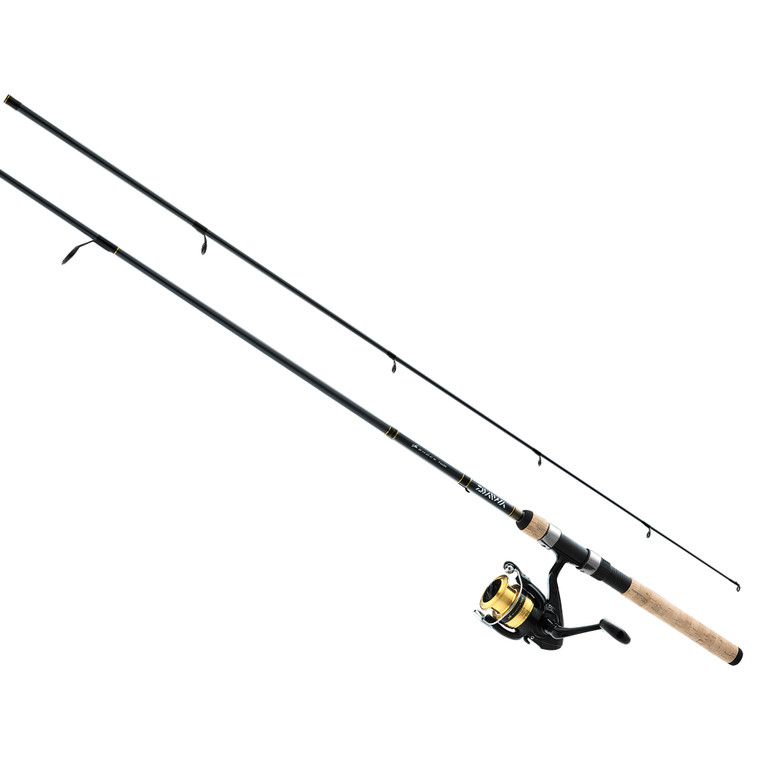 Daiwa Cmb D-Shock K2B Spin, 6' 0'' 2pc ML 1B 5.3:1 6/135
