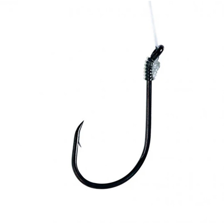 EA Lazer Octopus Snell, 36'' 6/0 Platnium Black 6pk