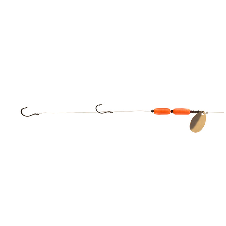 Little Joe Fltng Worm Hrnss, Gold Orange 6pk