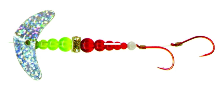 Macks Dbl Whammy Kokanee Pro, #4 Flo Ruby/Flo Cht 1pk