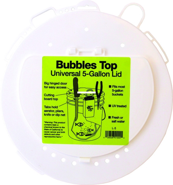 Marine Metal Universal Lid, 5 Gal w/Tabs