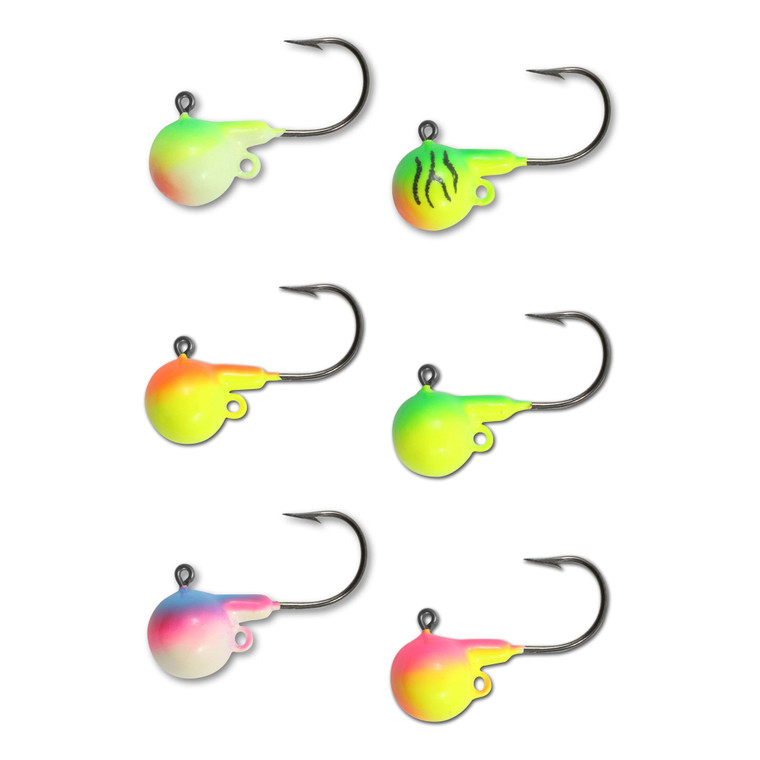 Northland Fire-Ball Jig, 3/8oz Assorted 6pk