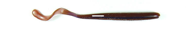 Roboworm Curly Tail Worm, 4.5'' Oxbld Light/RedFlk 8pk