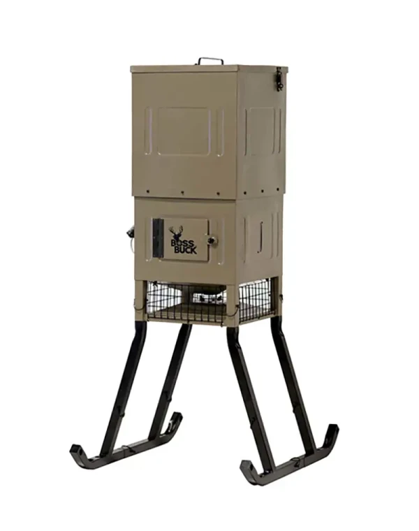 Yamamoto - Stand & Fill Sled Feeder - 300# With Solar Panel - BB-SF300SLEDK2