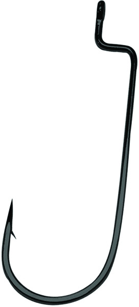 Gamakatsu - Gamakatsu Worm Hook - Wide Black Offset 25pk - 54411-25
