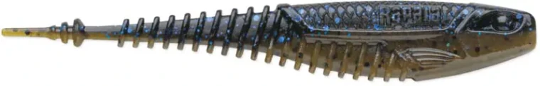 Rapala - Crush City Freeloader - 3.25in 6pk Black Blue Green Pumpkin