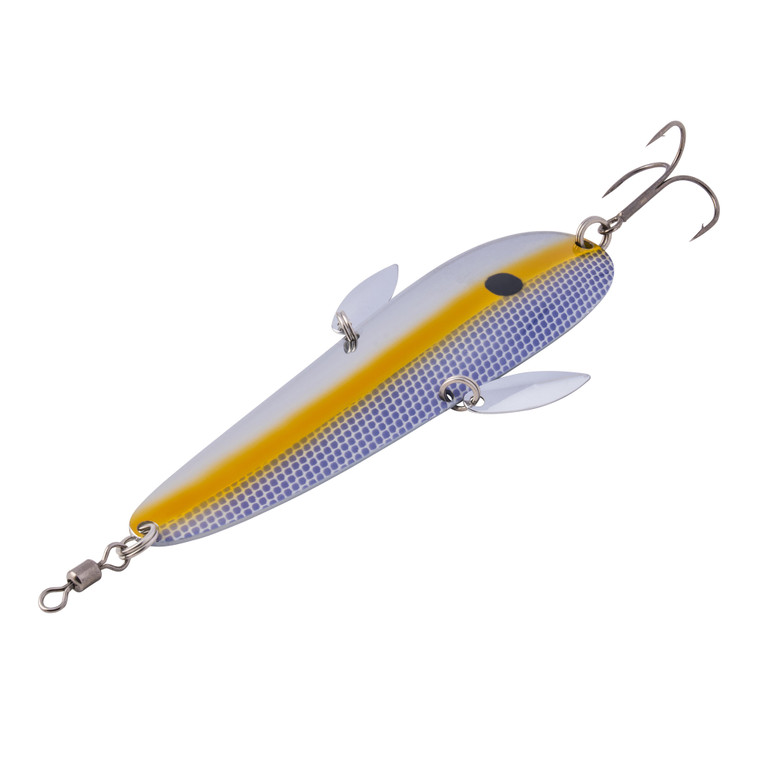 War Eagle - Sonar Flash Spoon - 4 3/4in 1 1/8oz Sexxy Pur Shad