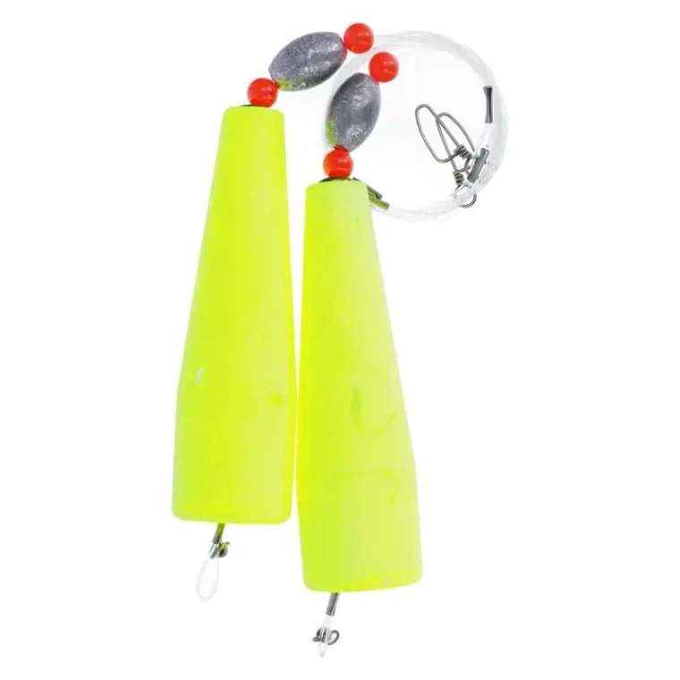 Eagle Claw - Popping Float Rig - 4in Chart 3/4oz Mono 2pk