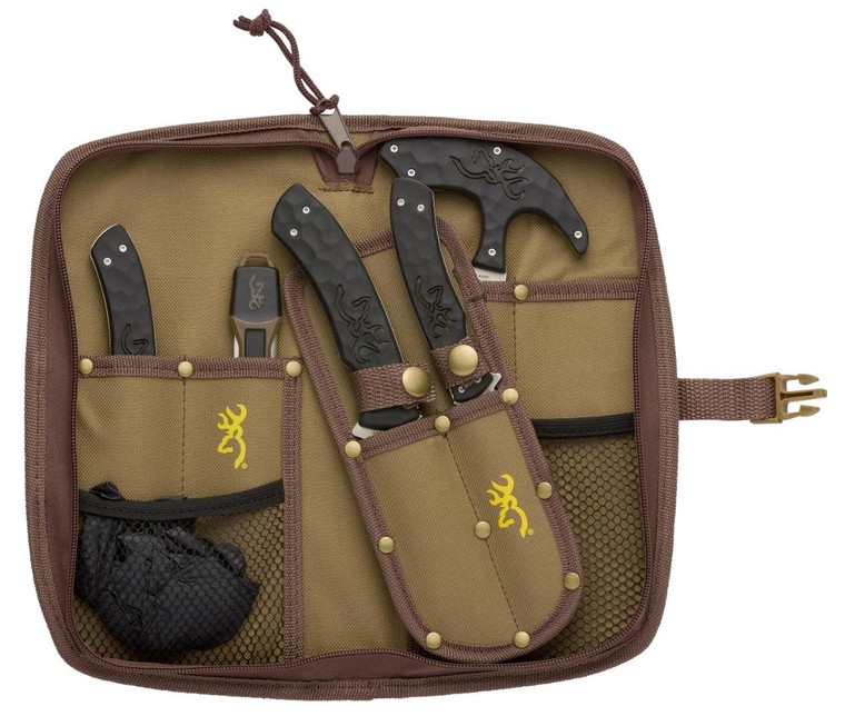 Browning Primal Knife Combo 6 pc. Skinner/Caper/Gut Tool/Bone Saw