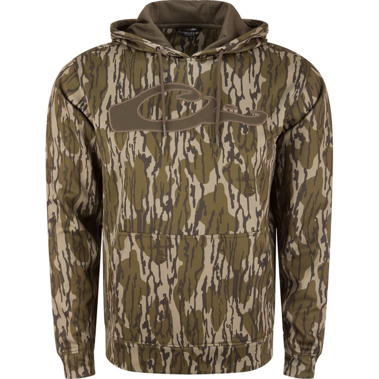 Drake Ol' Tom Performance 8 Shot Hoodie MO Bottomland Medium