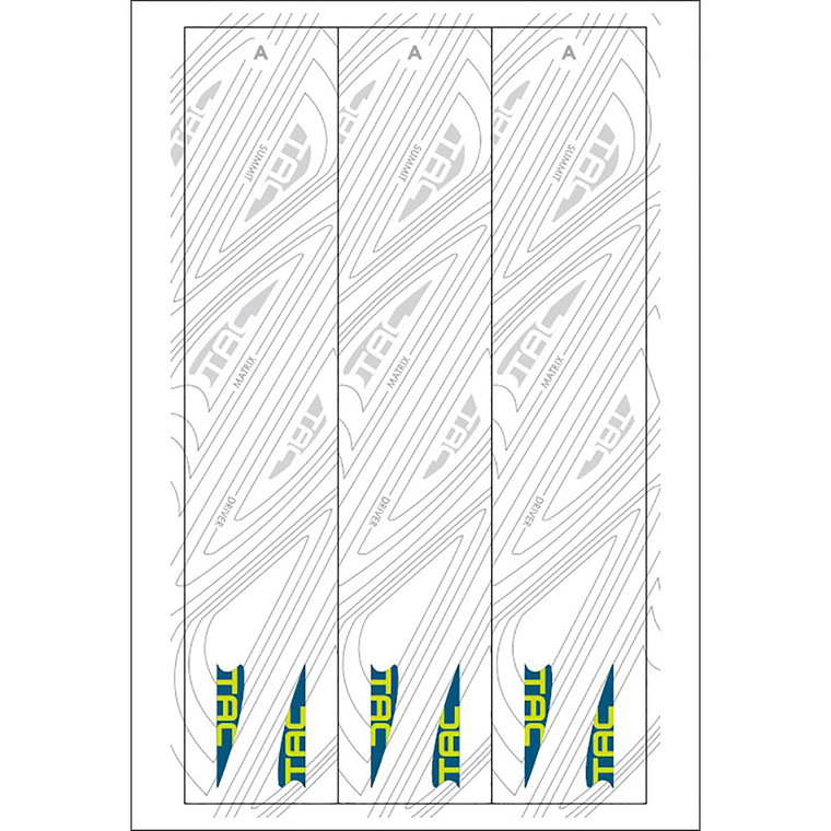 TAC Vanes Arrow Specific Wraps White Size A 3.625 13 pk.