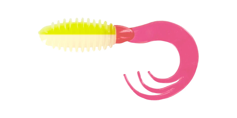 Big Bite Baits 2" Ring Triple Tip Grub 10pk - Bad Blood