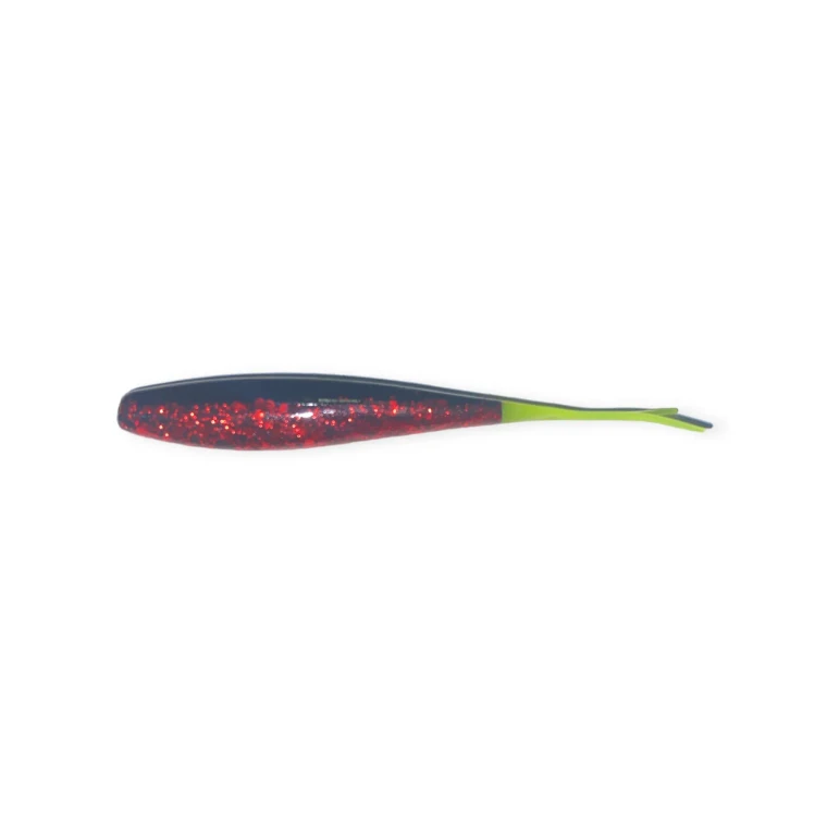 Bonehead 2.5" Minnow 16pk - Black Cherry FT