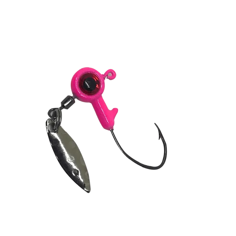 Bonehead BX Bladed Jig Heads 1/8oz Pink 4pk