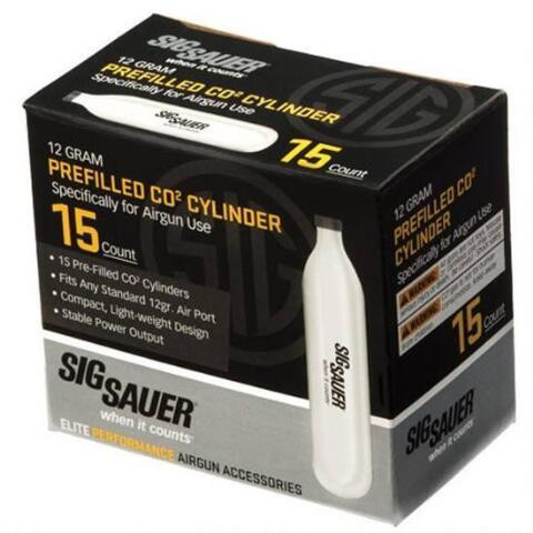 Sig Sauer - Sig Sauer CO2 Cartridge 12gr 15/ct - AC-12-15