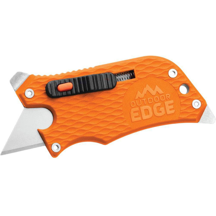 Outdoor Edge - Outdoor Edge Slidewinder Utility Knife Orange - SWB10C