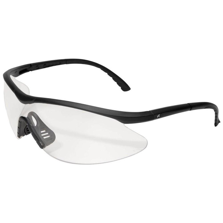 Edge Eyewear - Edge Eyewear Fastlink Shooting Glasses Black Frame with Clear G15 Vapor Shield Lens - XFL611