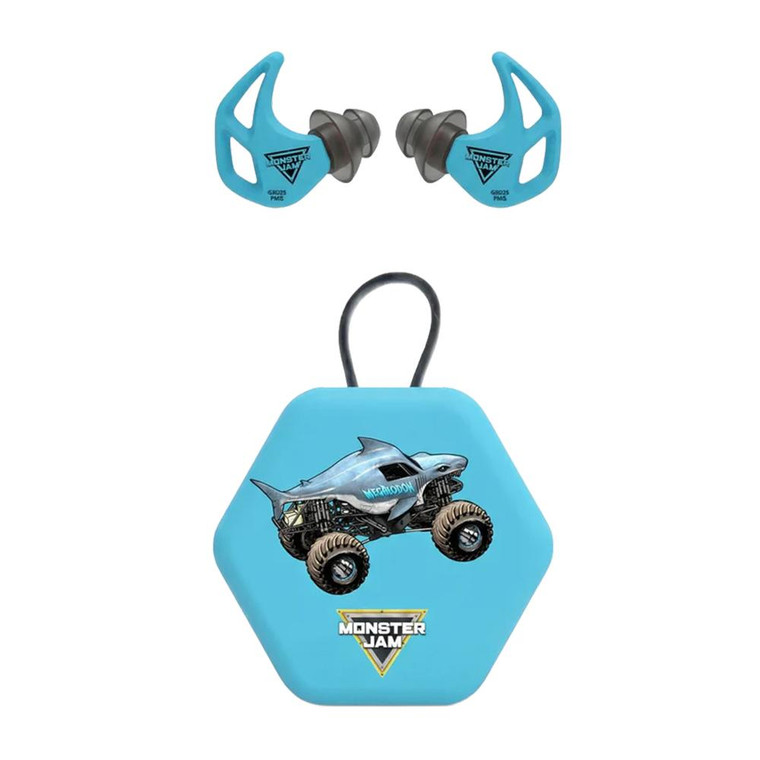 AXIL - Axil Monster Jam X20 Ear Plugs 17dB or 19dB Megalodon Blue - X20MJM