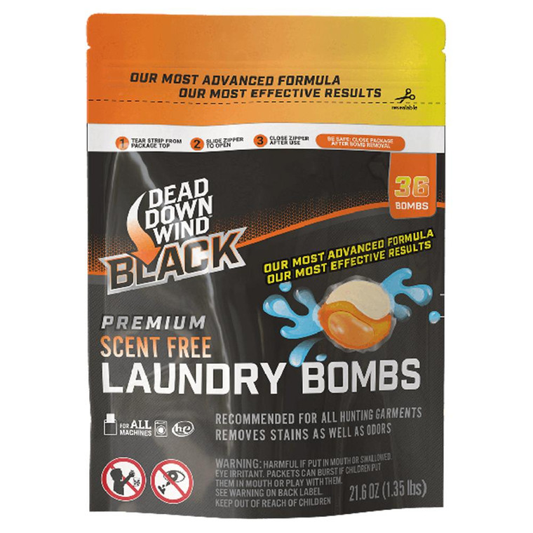 Arcus Hunting - Dead Down Wind Black Premium Laundry Bombs 36/ct - 118418