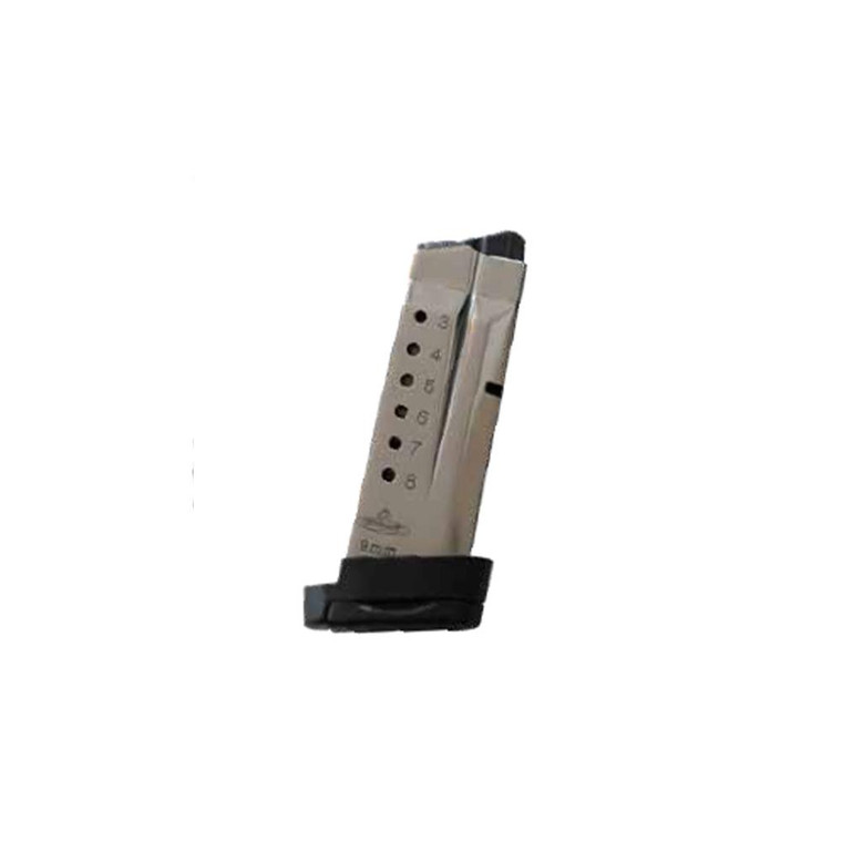 Check-Mate - Check-Mate S&W SHIELD Compatible Handgun Magazine Stainless Steel 9mm Luger 7/rd - CM9-SHD-7