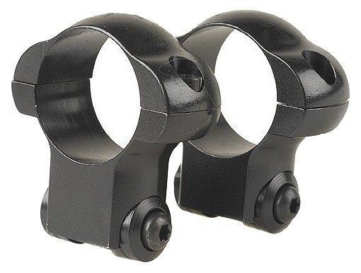 Redfield - Redfield Ruger 77 & Ruger Mark II LA/SA Rifle Steel Scope Rings 1" Medium Black - 47234