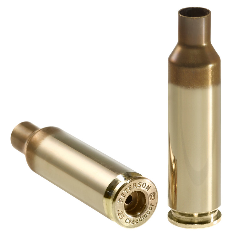 Peterson Cartridge - Peterson LRP(Large Rifle Primer) Unprimed Brass 25 Creedmoor - 50/ct - 40028-R