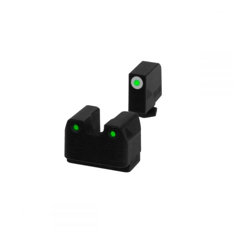 Rival - Rival Arms Tritium Night Sights White Outline for Glock MOS Double Stack Models - RA-RA3B231G
