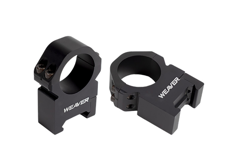 Weaver - Weaver Precision Rifle Scope Rings 1'' X-HIGH MATTE - 48383