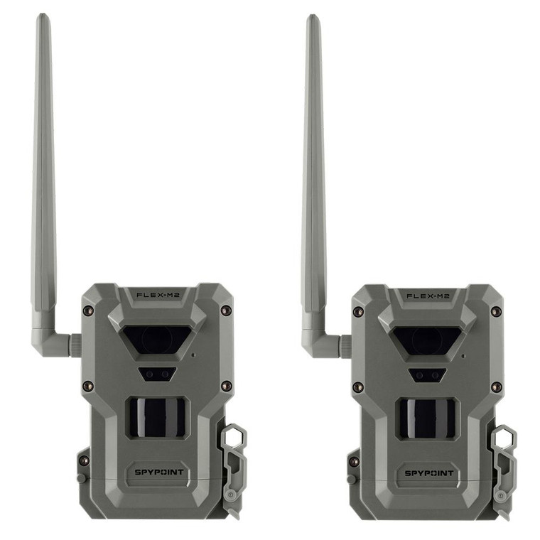 Spypoint - Spypoint FLEX-M2 Cellular Trail Camera 32MP Twin Pack - 1834