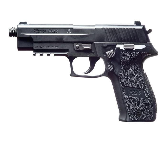Sig Sauer - Sig Sauer P226 X-Five Series Air Pistol .177 cal 12 gr 20/rd Black - AIR-X5-177-BLK