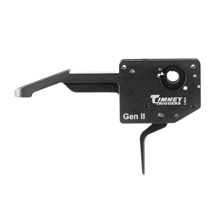Timney - Timney Triggers Ruger American Gen II Centerfire Replacement Trigger 3 lbs Black Straight - 642C-ST