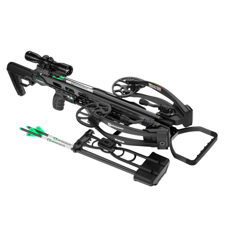 Ravin - Centerpoint Hellion 400 Compound Crossbow 185 lb Draw Weight 400 fps Black - C0009