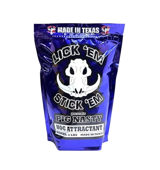 Lick Em Stick Em Hog Attractant 4lb 101