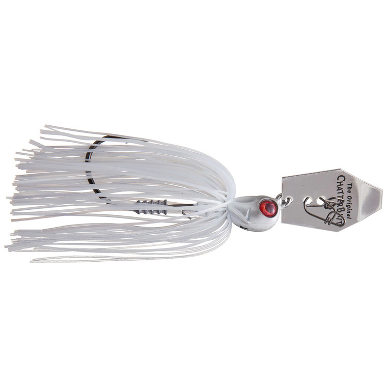ChatterBait Elite EVO HD, 3/8oz White