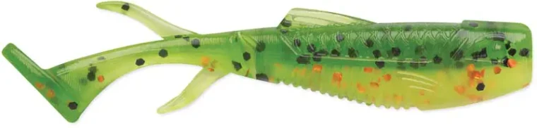 CrushCity Sizzle Shad, 2.25'' Green Perch 6pk