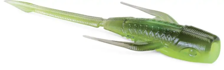 CrushCity Trident, 2'' Black Chartreuse 6pk