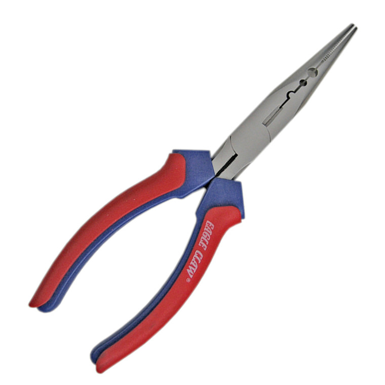 Eagle Claw Pliers, 8'' Multi-Function Long Nose