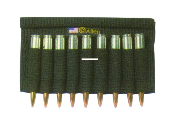 Allen 206 Basic Buttstock Rifle - Cartridge Holder, 9 Loops, Black - 206