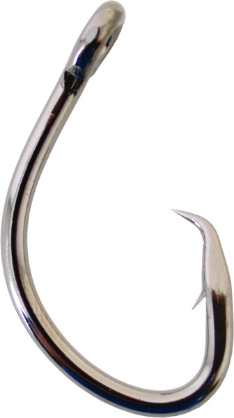 Owner GrndrTmnt MarlinCircle, 12/0 Black Chrome 2pk