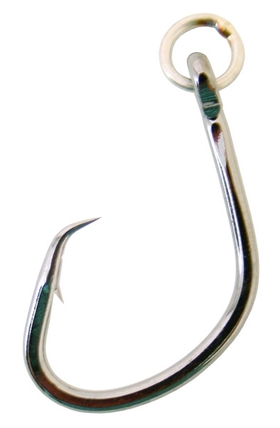Owner Mutu Circle: Ringed, 1/0 Black Chrome 6pk