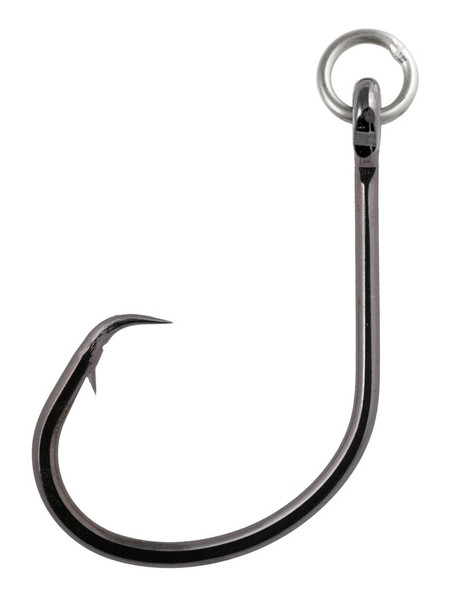 Owner Mutu Hybrid: Ringed, 1/0 Black Chrome 6pk