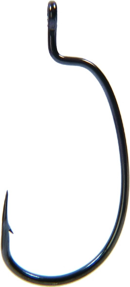Owner Rig'n Hook, #1 Black Chrome 6pk