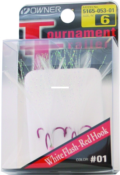 Owner Tournament Trailer, #6 White Flash 2pk