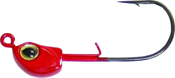 Owner Ultrahead Inshore, 1/4oz Red 4pk