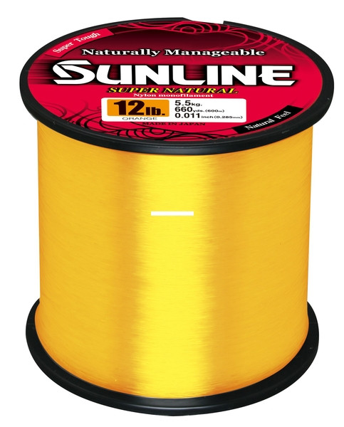 Sunline Super Natural, 660 yd Orange 12 lb
