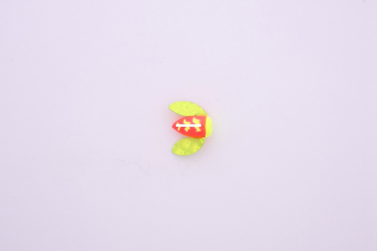 Yakima Spin-N-Glo B12, Red Cht Tiger Mylar Cht Wing