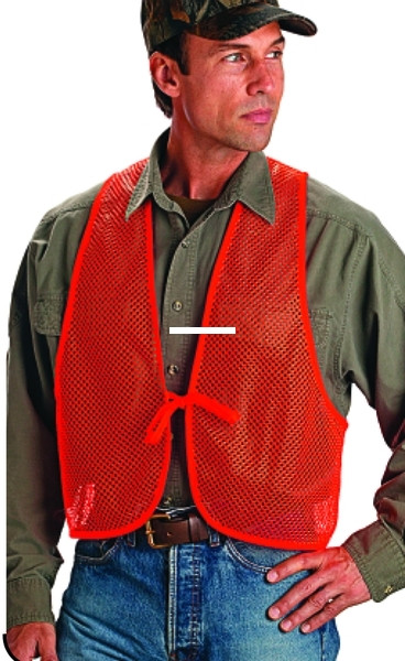 Allen 15750 Hunter's Orange Mesh - Vest, Blaze Orange, 1 Size Fits Most - 15750